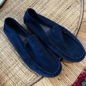 Blue Suede UGG Loafers Women’s